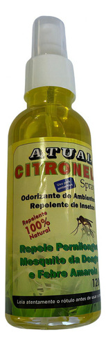 Citronela Repelente Spray Atual 120ml