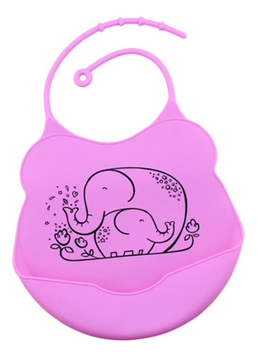 Baberos Silicona Impermeable Suave Para Bebé De Funciones