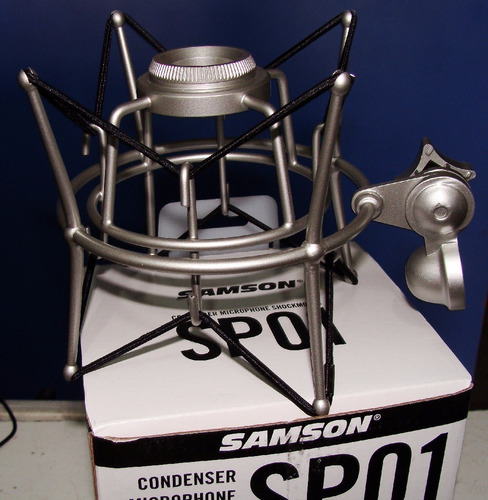 Imagen 4 de 5 de Soporte Araña Para Micrófonos Condenser Samson Sp01 Estudio