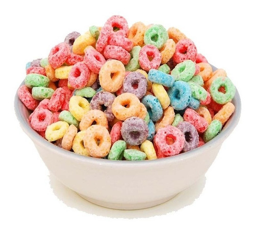 Aritos Frutales De Cereal Tipo Froot Loops - 2 Kg