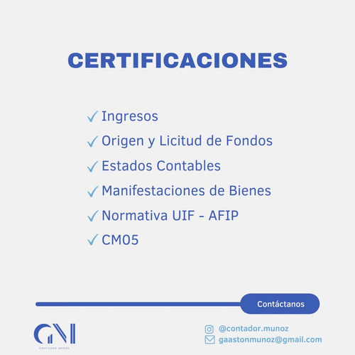 Contador Publico Matriculado