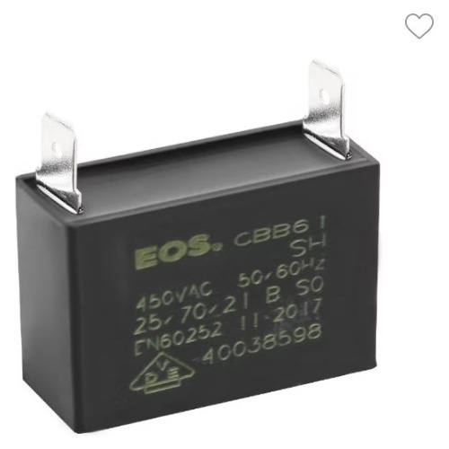 Capacitor Mfd 450v Ac +- 5% Cbb61 P/ Ar Condicionado Eos