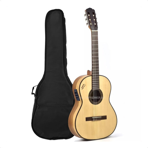 Guitarra Clasica Electroacustica Gracia Aa1 Maciza + Funda