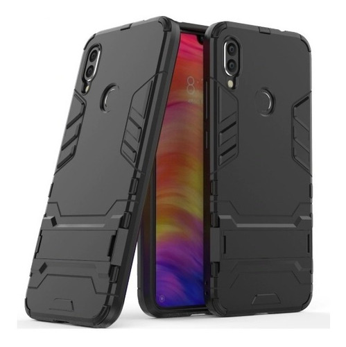 Capa Armor+película Vidro Full Glue 9d Xiaomi Redmi Note 7