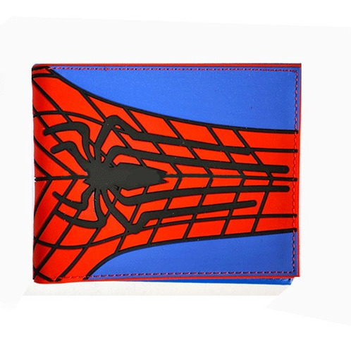 Billetera Spider Man Hombre Araña  Goma Papeles Niños