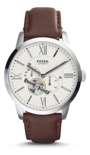 Reloj Fossil Townsman Automático Me3064 Plateado Caballero