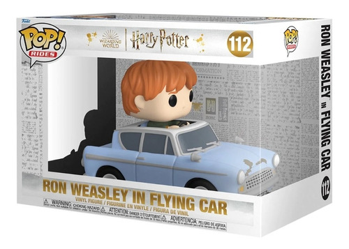 Funko Pop Ride Harry Potter La Cámara Secreta Ron Con Auto