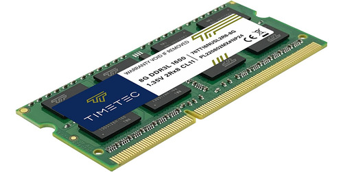 Timetec Kit De 16 Gb (2x8 Gb) Ddr3l/ddr3 1600 Mhz (ddr3l-...