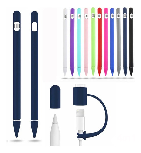 Funda De Silicona Compatible Lápiz Pencil, 4 Piezas