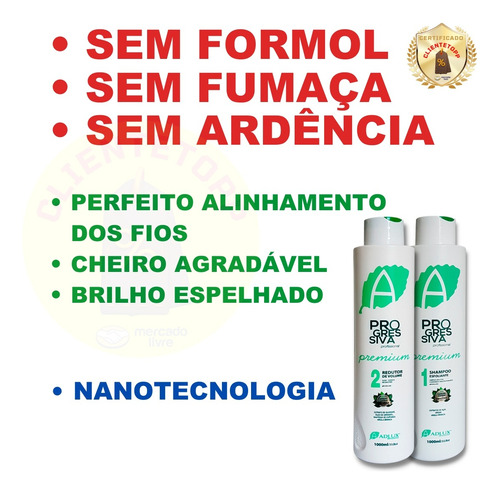 Kit Progressiva Adlux - Orgânica Sem Formol