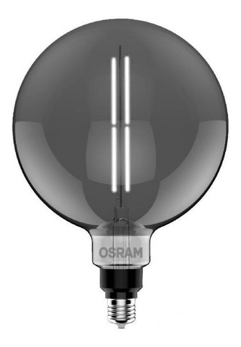 Foco Led Vintage Con Filamento Osram Globe Black 5w