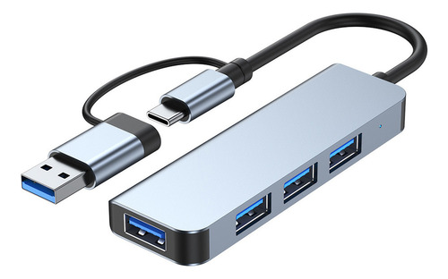 Adaptador De Hub Usb 3.0 Tipo C De Alta Velocidad