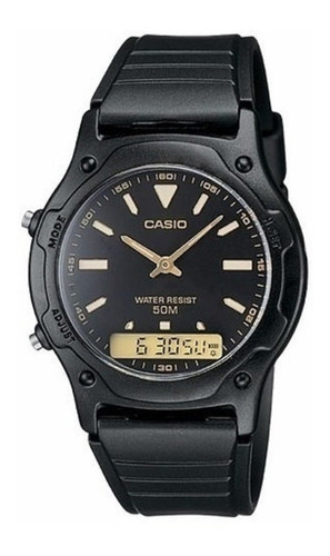 Reloj Hombre Casio Aw-49he Sumergible Diámetro 39mm Impacto