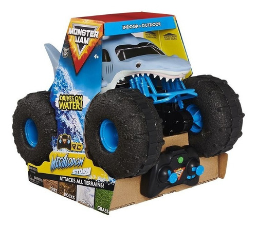 Monster Jam Megalodon Anfibio Vehiculo Control Remoto 66807