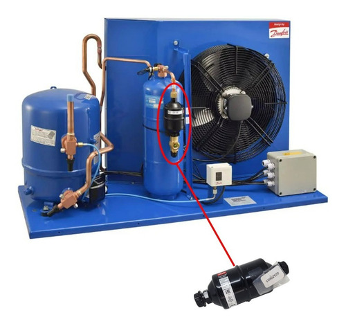 Imagem 3 de 8 de Filtro Danfoss Dml083fs 3/8 Rosca C/vedação 023z5133