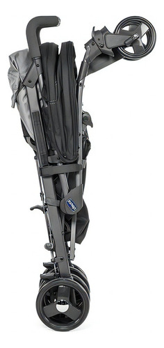 Silla de paseo Liteway 3, negro azabache, color chicco, color negro azabache, chasis, color gris