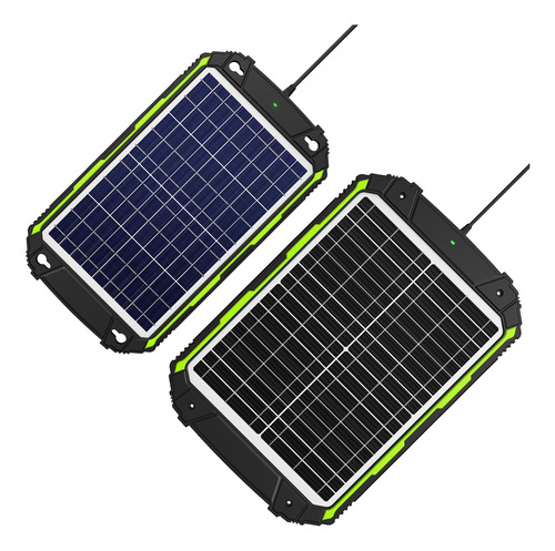Cargador Mantenedor Bateria Accionado Solar 20w 12v Kits 10w
