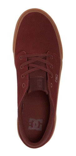 Zapatilla Hombre Trase Suede Bur Burdeo Dc Zapatilla Hombre Trase Suede Bur Burdeo Dc