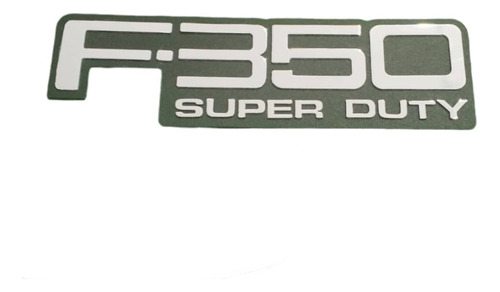 Emblema F-350 Super Duty.
