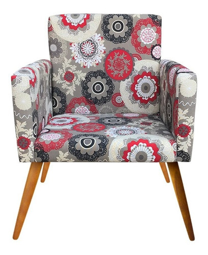 Sillón para pies de 1 plaza D'Rossi Palito Lari, color floral d32 de d23