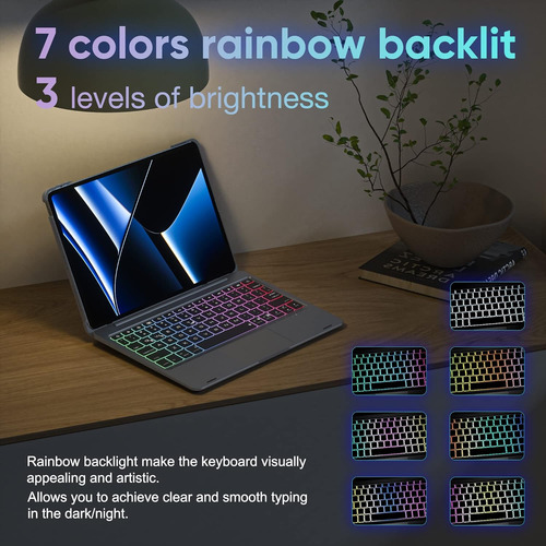 Teclado Con Trackpad Doqo Compatible Con Tableta iPad 10a