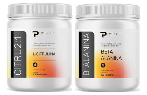 Citrulina Y Beta Alanina Pre-entreno Combo Sabor Sin Sabor