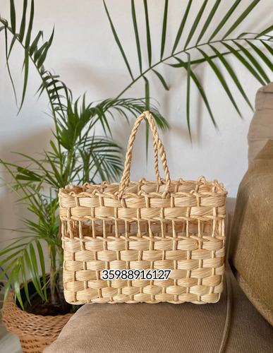 Bolsa Sacola Palha De Milho Praia E Feira 2023