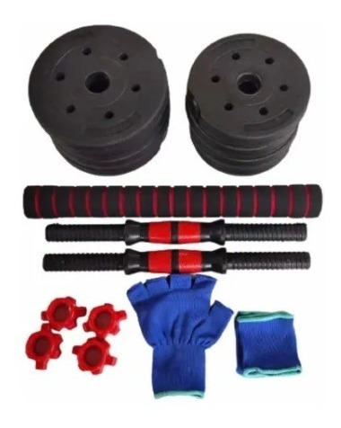 Imagen 5 de 7 de Set Mancuernas 30 Kg Ajustable, Nuevos.