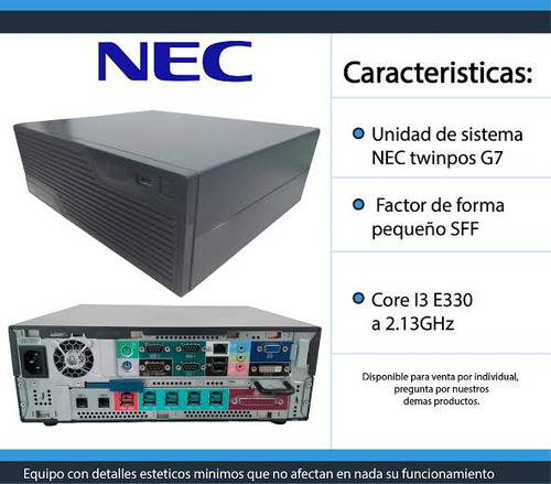 Cpu Nec Twinpos G7 Por Piezas Precios En Descripción (Usado)