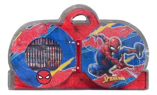 Set De Arte Regalo Colorea Spiderman Araña Original Vsp03265