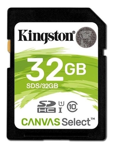 Cartão de memória Kingston SDS  Canvas Select 32GB