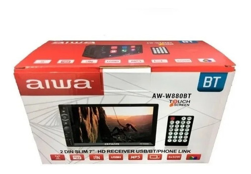 Radio Doble Din Aiwa Carplay Mirror Link Android