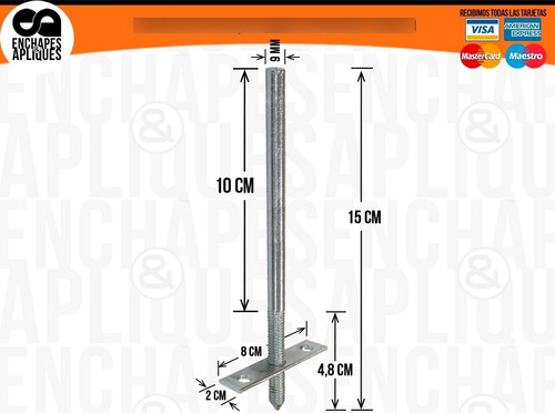 Imagen 2 de 5 de Soporte Oculto Repisa Invisible Flotante 15cm (iva Incluido)