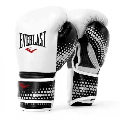 Guantes de Boxeo Everlast 12 oz - White Salud