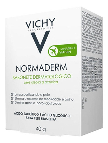 Sabonete Normaderm Vichy - Limpeza Profunda E Controle