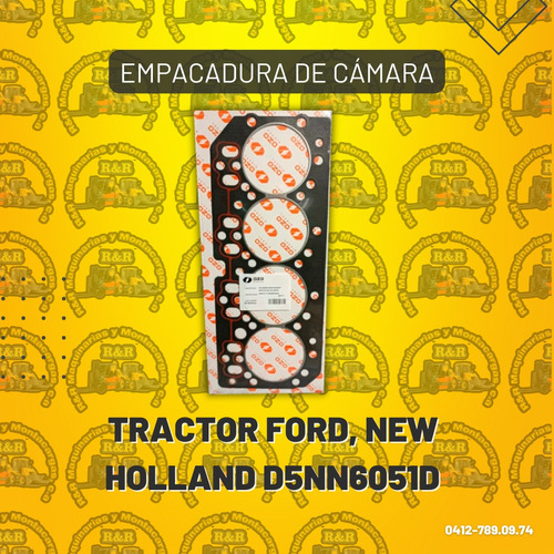 Empacadura De Cámara Tractor Ford, New Holland D5nn6051d