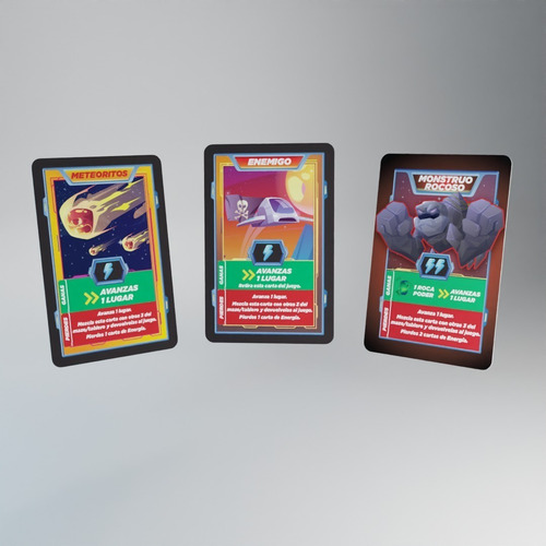 Imagen 6 de 6 de Pow Space Juego De Mesa Portátil