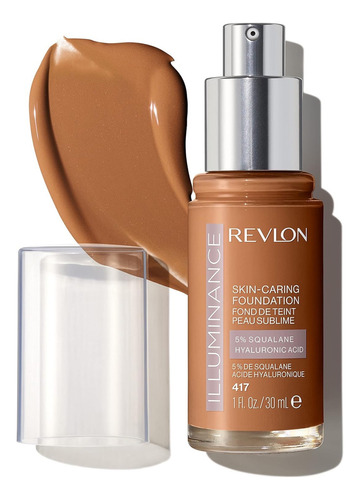 Revlon Illuminance Skin-caring Base De Maquillaje C/ácido H Tono Warm Caramel 417