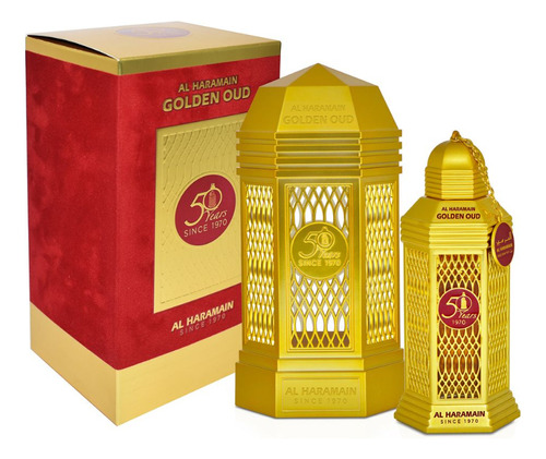 Al Haramain 50 Years Golden Oud Eau De Parfum 100 Ml Unisex
