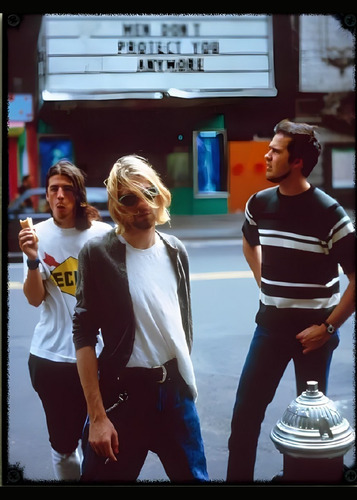 Póster Nirvana Autoadhesivo 100x70cm #177