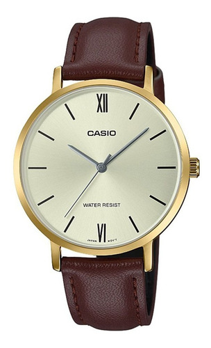 Reloj Mujer Casio Ltp-vt01gl-9b Analogo Marron / Lhua Store