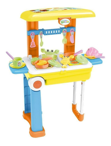 Kit Cozinha Infantil C/28 Pçs 3 Em 1 Bw103 Importway