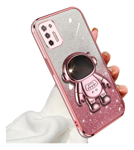 Bling Silicona Funda Case For Moto + Astronauta Soport