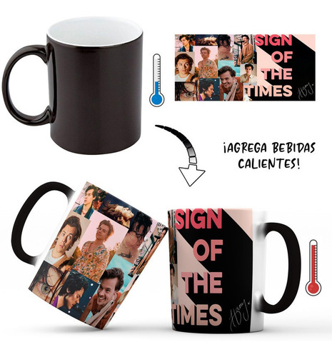 Mug Mágico Taza Harry Styles Cantante Regalo Colección 011