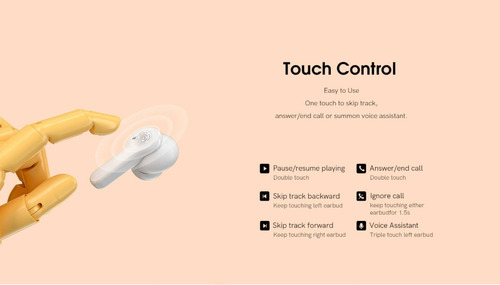 Auriculares in-ear inalámbricos QCY True Wireless Earbuds QCY T13 T13 negro