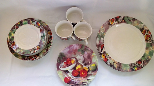 Imagen 4 de 4 de Juego De Platos Grandes Pequeños Y Tazas