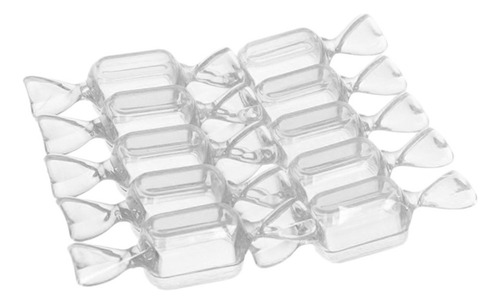 Caja De Plástico Para Contenedores De Dulces Claro