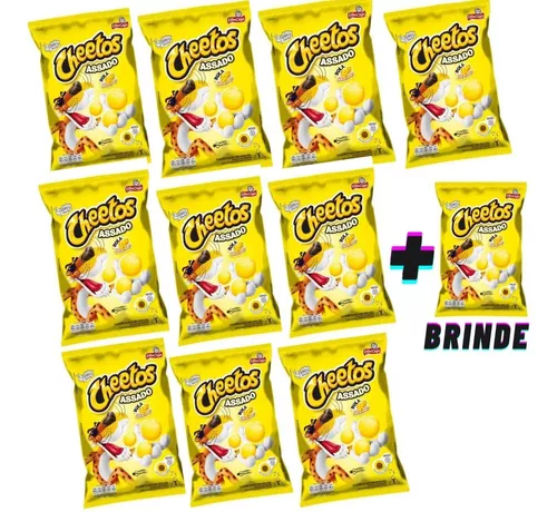 Salgadinho Cheetos Elma Chips Bola Queijo Suíço Pacote 59G