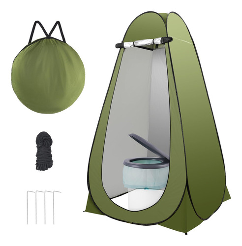 Kiriner Portable Camping Toilet Seat With Pop-up Privacy Ten
