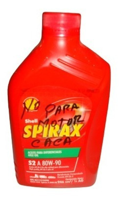 Aceite Shell Spirax S2 A 80w-90.   